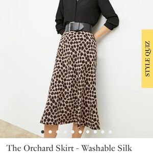 MM LaFleur Orchard Skirt in Sahara Print - Size 4
